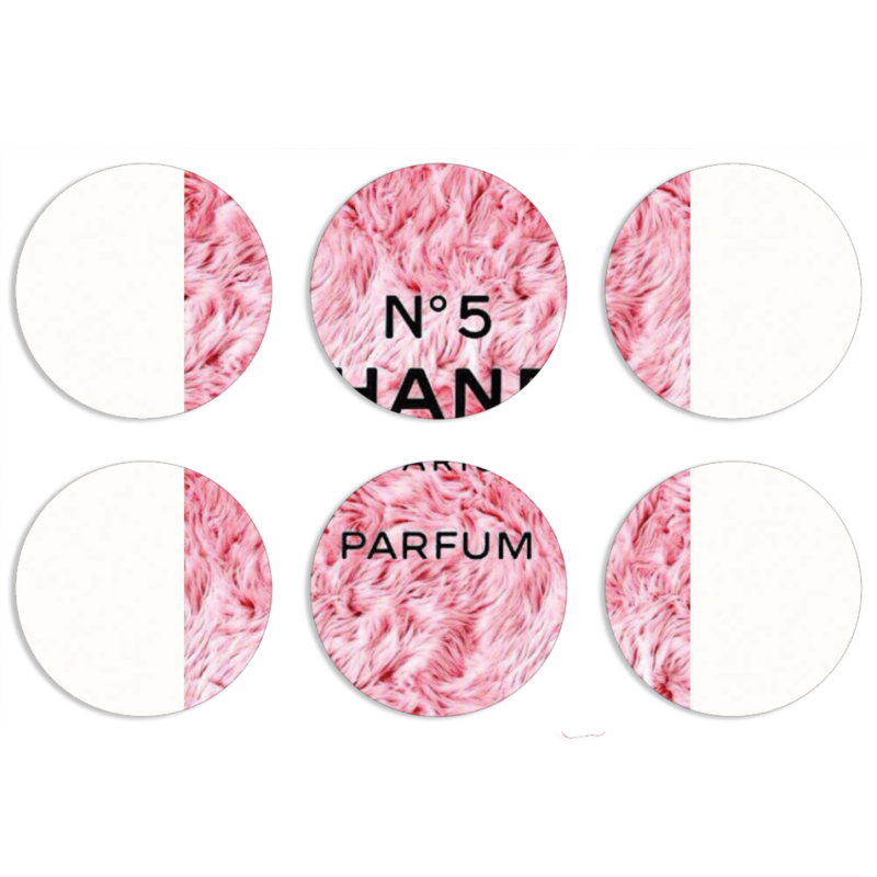 Магнитные фотопазлы круги d55 набор 6 штук 