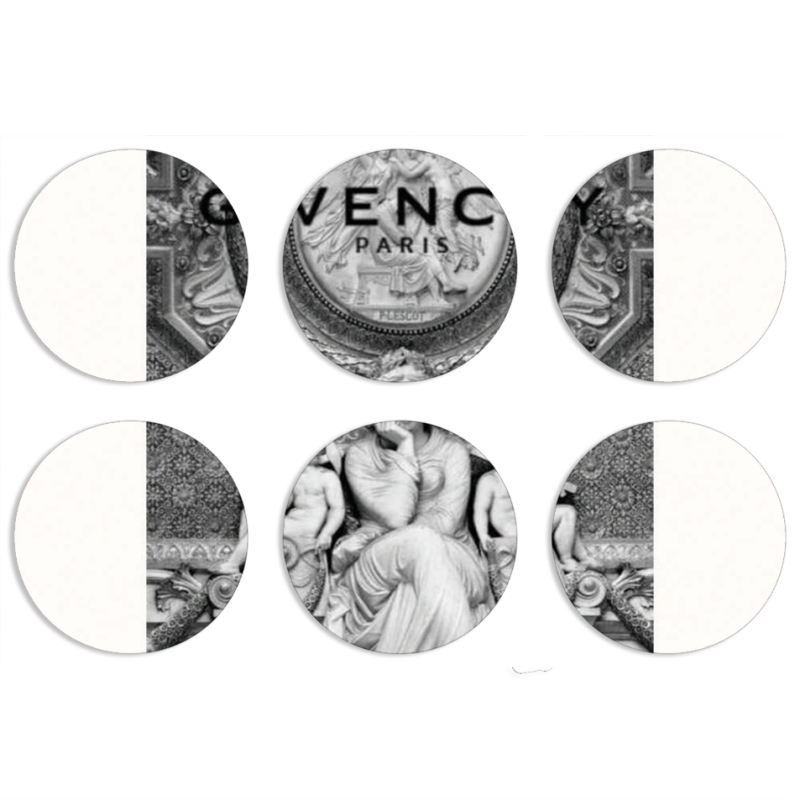 Магнитные фотопазлы круги d55 набор 6 штук 