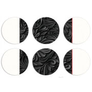 Магнитные фотопазлы круги d55 набор 6 штук 