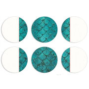 Магнитные фотопазлы круги d55 набор 6 штук 