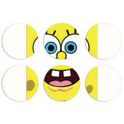 Магнитные фотопазлы круги d55 набор 6 штук 