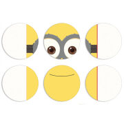 Магнитные фотопазлы круги d55 набор 6 штук 