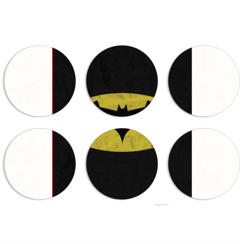 Магнитные фотопазлы круги d55 набор 6 штук 