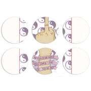 Магнитные фотопазлы круги d55 набор 6 штук 