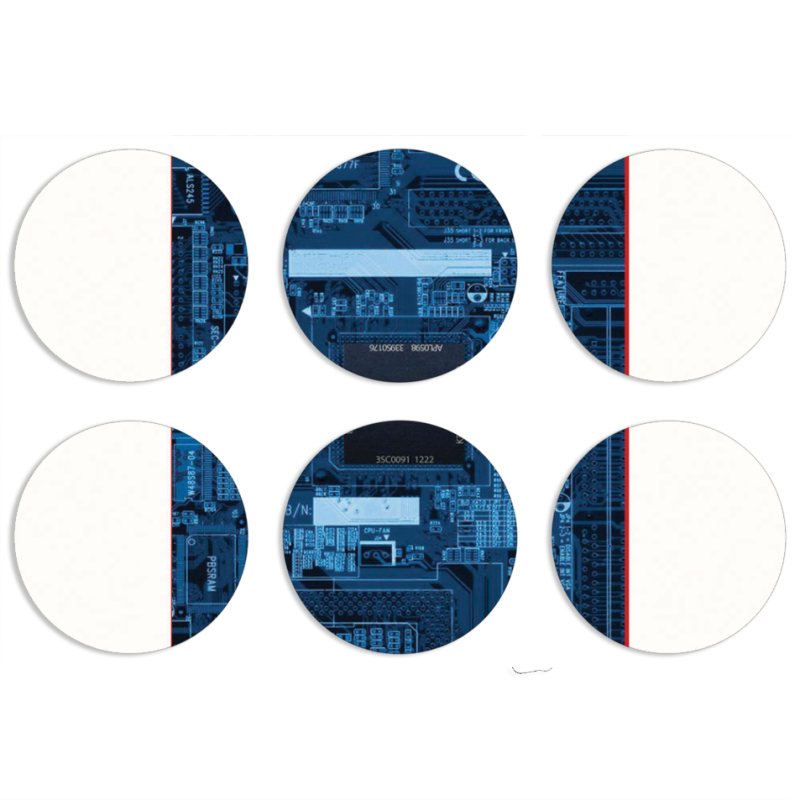 Магнитные фотопазлы круги d55 набор 6 штук 