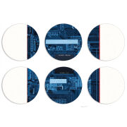 Магнитные фотопазлы круги d55 набор 6 штук 