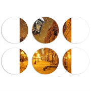 Магнитные фотопазлы круги d55 набор 6 штук Night Street