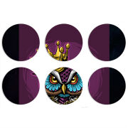 Магнитные фотопазлы круги d55 набор 6 штук 