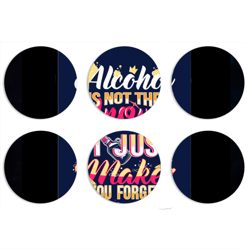 Магнитные фотопазлы круги d55 набор 6 штук 