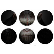 Магнитные фотопазлы круги d55 набор 6 штук 