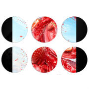 Магнитные фотопазлы круги d55 набор 6 штук 