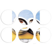 Магнитные фотопазлы круги d55 набор 6 штук 