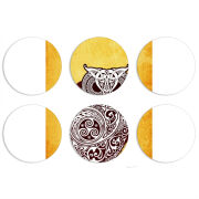 Магнитные фотопазлы круги d55 набор 6 штук 