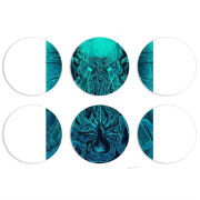 Магнитные фотопазлы круги d55 набор 6 штук 