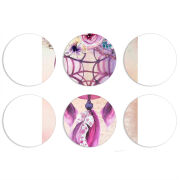 Магнитные фотопазлы круги d55 набор 6 штук 