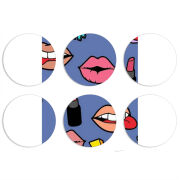 Магнитные фотопазлы круги d55 набор 6 штук 