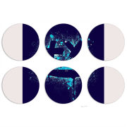 Магнитные фотопазлы круги d55 набор 6 штук 