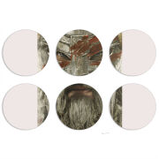 Магнитные фотопазлы круги d55 набор 6 штук 