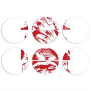 Магнитные фотопазлы круги d55 набор 6 штук 