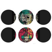 Магнитные фотопазлы круги d55 набор 6 штук 