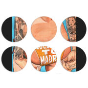 Магнитные фотопазлы круги d55 набор 6 штук 