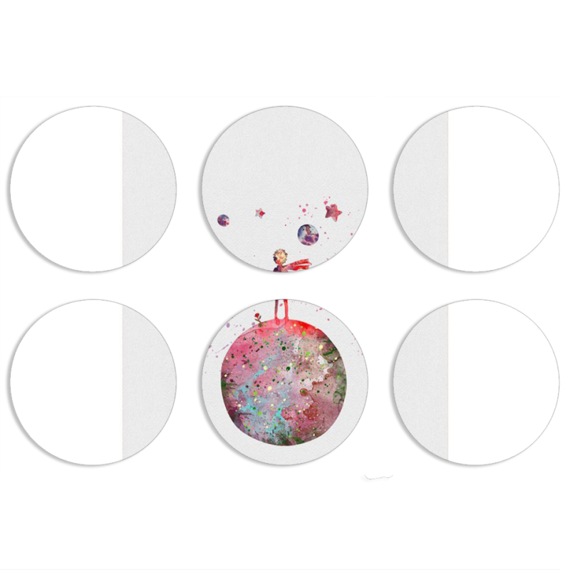 Магнитные фотопазлы круги d55 набор 6 штук 