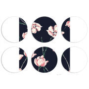 Магнитные фотопазлы круги d55 набор 6 штук 