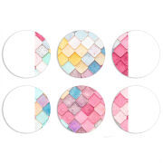 Магнитные фотопазлы круги d55 набор 6 штук 