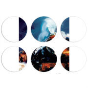 Магнитные фотопазлы круги d55 набор 6 штук 