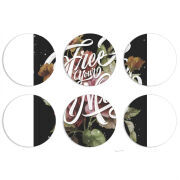 Магнитные фотопазлы круги d55 набор 6 штук 