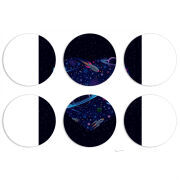 Магнитные фотопазлы круги d55 набор 6 штук 