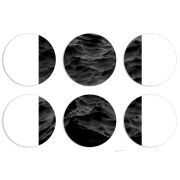 Магнитные фотопазлы круги d55 набор 6 штук 