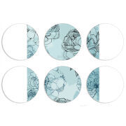 Магнитные фотопазлы круги d55 набор 6 штук 