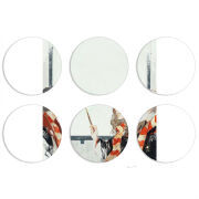 Магнитные фотопазлы круги d55 набор 6 штук 