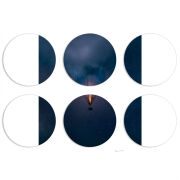 Магнитные фотопазлы круги d55 набор 6 штук 