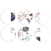 Магнитные фотопазлы круги d55 набор 6 штук 