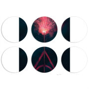 Магнитные фотопазлы круги d55 набор 6 штук 