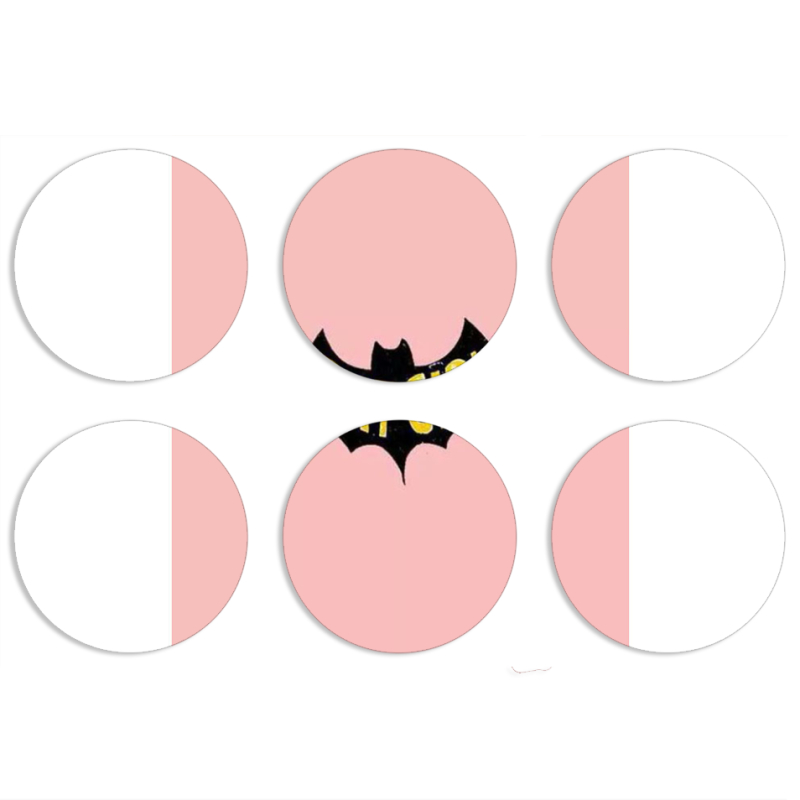 Магнитные фотопазлы круги d55 набор 6 штук 