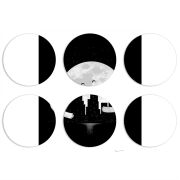 Магнитные фотопазлы круги d55 набор 6 штук 