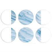 Магнитные фотопазлы круги d55 набор 6 штук 