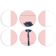 Магнитные фотопазлы круги d55 набор 6 штук 