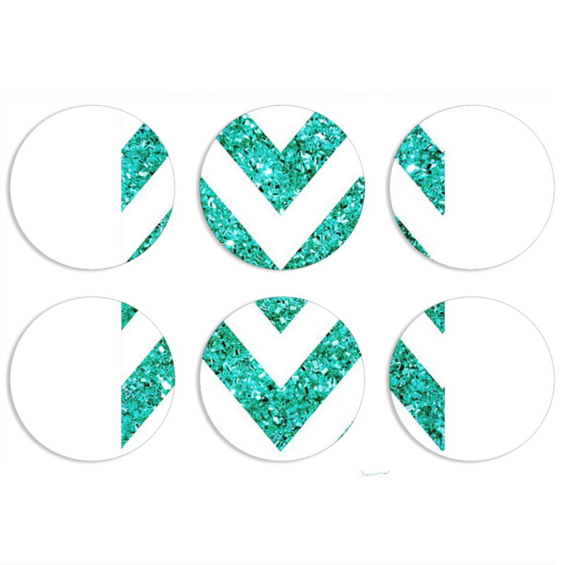 Магнитные фотопазлы круги d55 набор 6 штук 