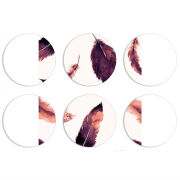 Магнитные фотопазлы круги d55 набор 6 штук 