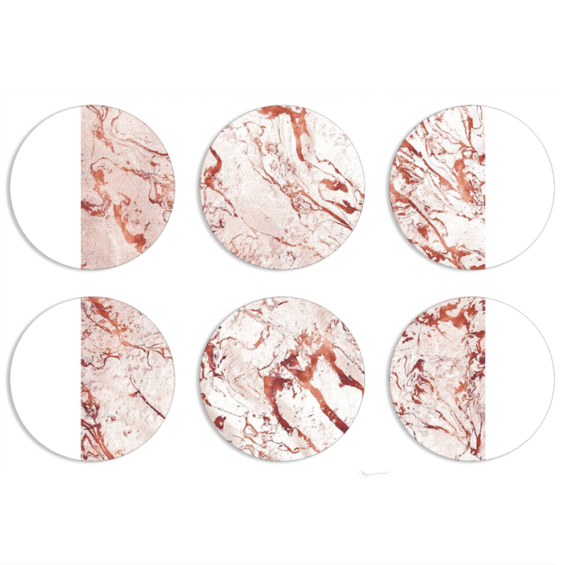 Магнитные фотопазлы круги d55 набор 6 штук 