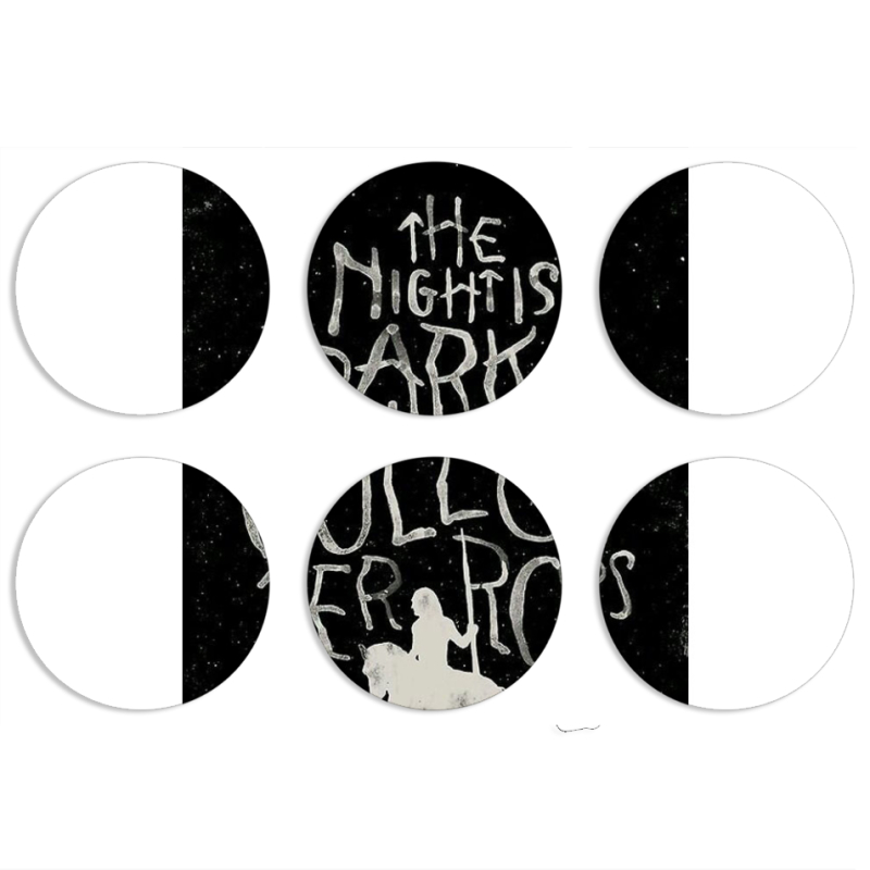 Магнитные фотопазлы круги d55 набор 6 штук 