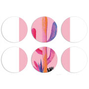 Магнитные фотопазлы круги d55 набор 6 штук 