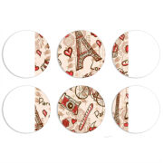 Магнитные фотопазлы круги d55 набор 6 штук 
