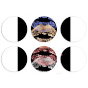 Магнитные фотопазлы круги d55 набор 6 штук 