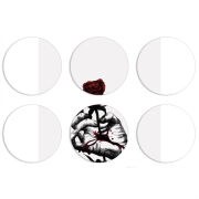 Магнитные фотопазлы круги d55 набор 6 штук 