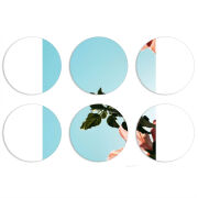Магнитные фотопазлы круги d55 набор 6 штук 